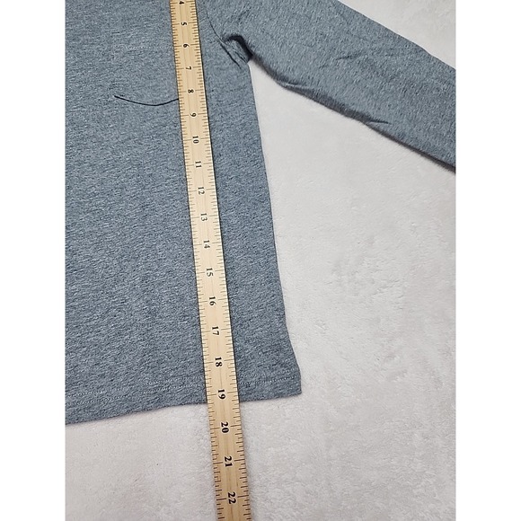 NWT Carter Long Sleeve Boys Gray Pocket T-shirt Size 6 - Picture 3 of 6